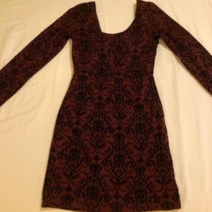 Charlotte Russe dress with velvet embellishment.